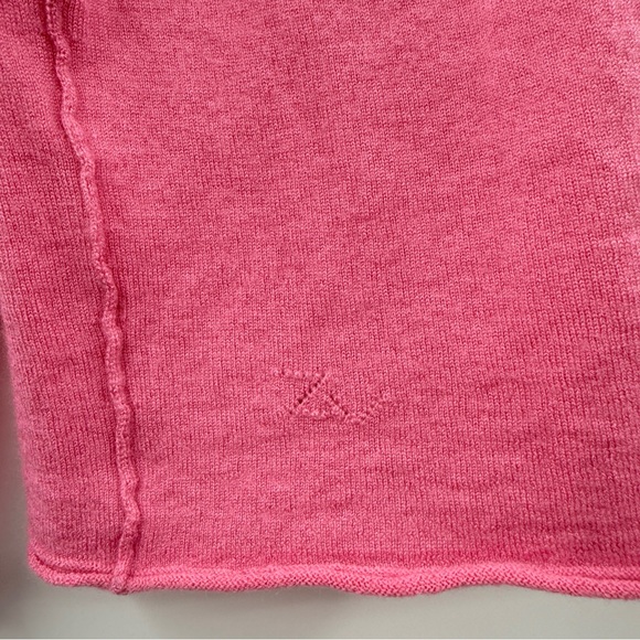 Zadig & Voltaire Wool Pink Love 3/4 Sleeve Pullover Sweater Sz L Tagged, Fits S - Picture 6 of 9
